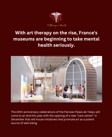 With art therapy on the rise, France's museums are beginning to take mental health seriously