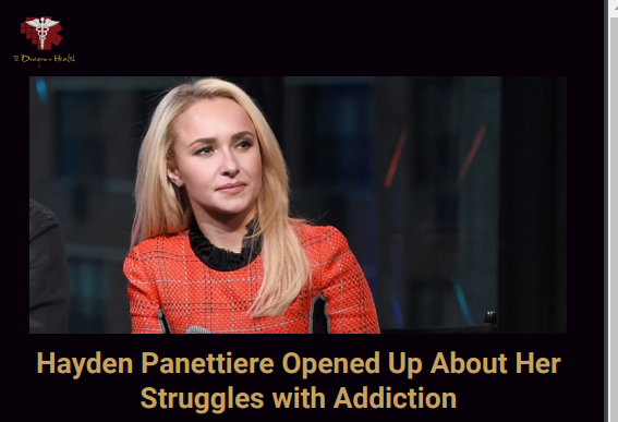 HAYDEN PANETTIERE OPENED UP ABOUT HER STRUGGLES WITH ADDICTION